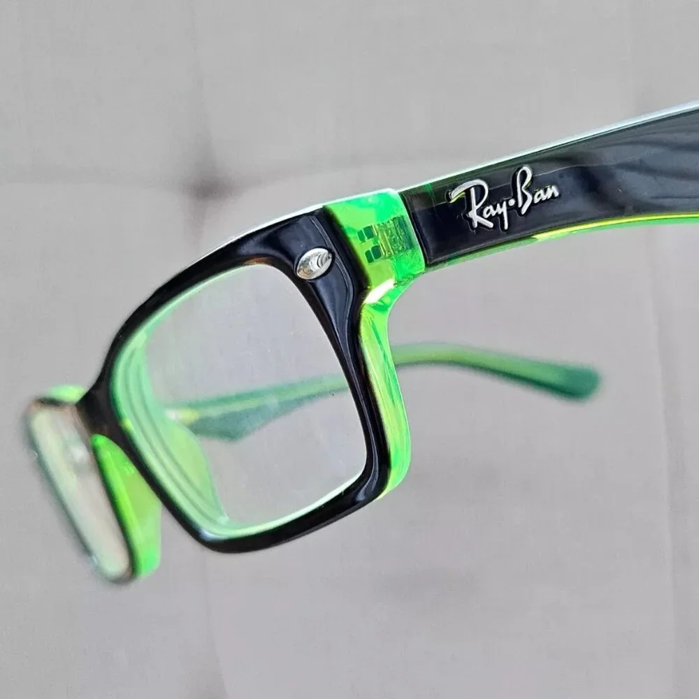 Ray-Ban Kids Youth Glasses Frame Black/Green RB1530 3665 46[]16 125 Eyeglasses